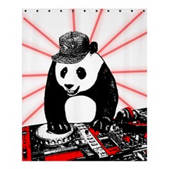 Deejay Panda Shower Curtain 60  X 72  (medium)  by Valentinaart