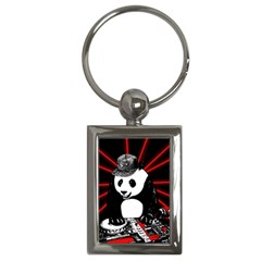 Deejay panda Key Chains (Rectangle) 