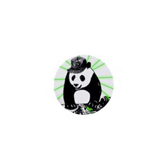 Deejay Panda 1  Mini Buttons by Valentinaart