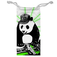 Deejay Panda Jewelry Bag by Valentinaart