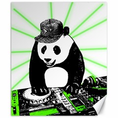 Deejay Panda Canvas 8  X 10  by Valentinaart