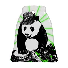 Deejay Panda Bell Ornament (two Sides) by Valentinaart