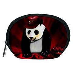 Deejay Panda Accessory Pouches (medium)  by Valentinaart