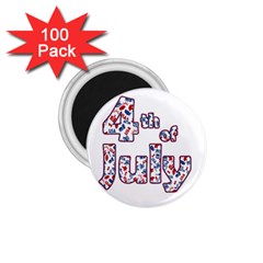 4th Of July Independence Day 1 75  Magnets (100 Pack)  by Valentinaart