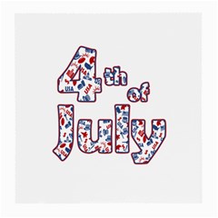 4th Of July Independence Day Medium Glasses Cloth (2-side) by Valentinaart