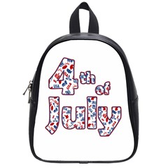 4th Of July Independence Day School Bags (small)  by Valentinaart