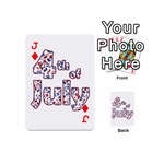 4th of July Independence Day Playing Cards 54 (Mini)  Front - DiamondJ