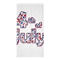 4th Of July Independence Day Shower Curtain 36  X 72  (stall)  by Valentinaart