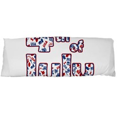 4th Of July Independence Day Body Pillow Case (dakimakura) by Valentinaart