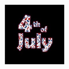 4th Of July Independence Day Medium Glasses Cloth (2-side) by Valentinaart