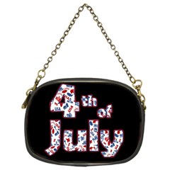 4th Of July Independence Day Chain Purses (two Sides)  by Valentinaart