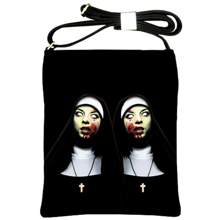 Horror nuns Shoulder Sling Bags