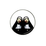 Horror nuns Hat Clip Ball Marker Front