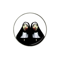 Horror Nuns Hat Clip Ball Marker (10 Pack) by Valentinaart