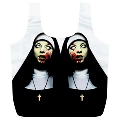 Horror Nuns Full Print Recycle Bags (l)  by Valentinaart