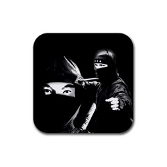 Ninja Rubber Coaster (square)  by Valentinaart