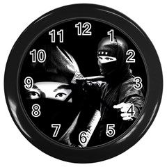 Ninja Wall Clocks (black)