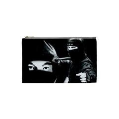 Ninja Cosmetic Bag (small)  by Valentinaart