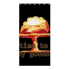 Nuclear Explosion Shower Curtain 36  X 72  (stall)  by Valentinaart