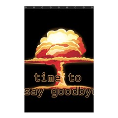 Nuclear Explosion Shower Curtain 48  X 72  (small)  by Valentinaart