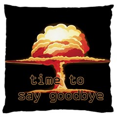 Nuclear Explosion Large Cushion Case (one Side) by Valentinaart