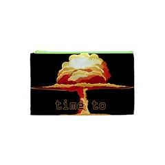 Nuclear Explosion Cosmetic Bag (xs) by Valentinaart