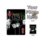 Nuclear Explosion Trump and Kim Jong Playing Cards 54 (Mini)  Front - Heart3