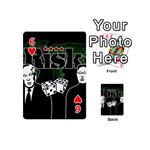 Nuclear Explosion Trump and Kim Jong Playing Cards 54 (Mini)  Front - Heart6