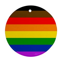 Philadelphia pride flag Round Ornament (Two Sides)