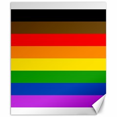 Philadelphia pride flag Canvas 20  x 24  