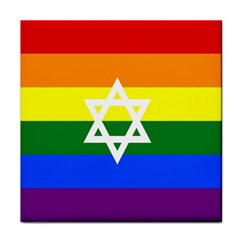 Gay Pride Israel Flag Face Towel by Valentinaart