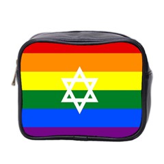 Gay Pride Israel Flag Mini Toiletries Bag 2-side by Valentinaart