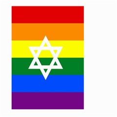 Gay Pride Israel Flag Large Garden Flag (two Sides) by Valentinaart