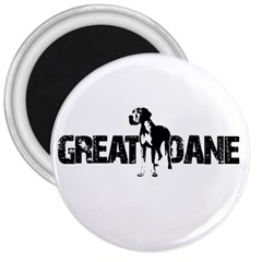 Great Dane 3  Magnets by Valentinaart