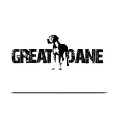 Great Dane Plate Mats by Valentinaart