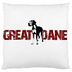 Great Dane Large Cushion Case (Two Sides)