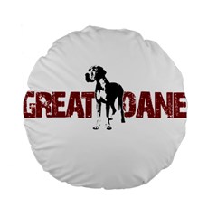 Great Dane Standard 15  Premium Round Cushions