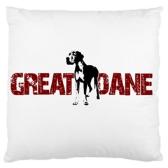 Great Dane Standard Flano Cushion Case (Two Sides)