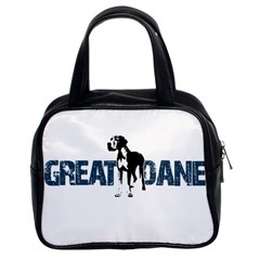 Great Dane Classic Handbags (2 Sides) by Valentinaart