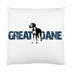 Great Dane Standard Cushion Case (two Sides) by Valentinaart