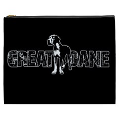 Great Dane Cosmetic Bag (xxxl)  by Valentinaart