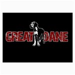 Great Dane Large Glasses Cloth (2-Side) Front