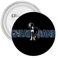 Great Dane 3  Buttons