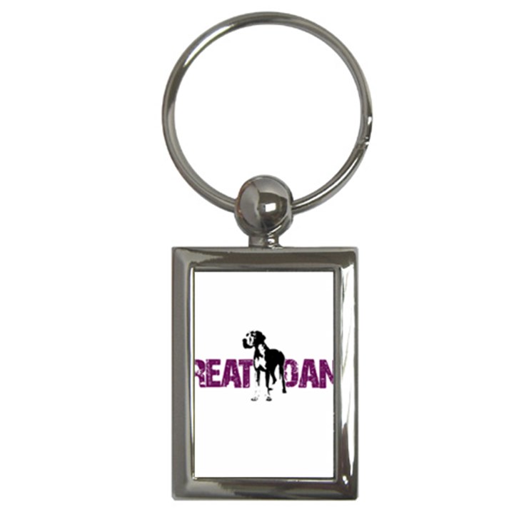 Great Dane Key Chains (Rectangle) 