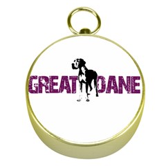 Great Dane Gold Compasses by Valentinaart