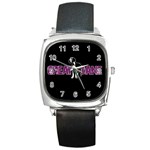 Great Dane Square Metal Watch Front