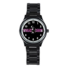 Great Dane Stainless Steel Round Watch by Valentinaart