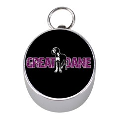 Great Dane Mini Silver Compasses by Valentinaart