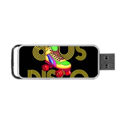 Roller Skater 80s Portable Usb Flash (two Sides) by Valentinaart