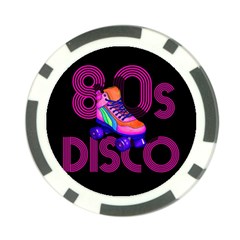 Roller Skater 80s Poker Chip Card Guard (10 Pack) by Valentinaart